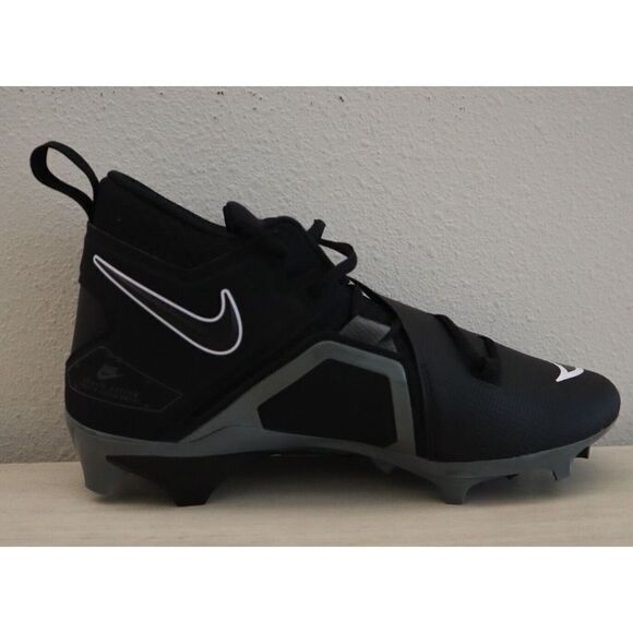Nike CT6649-010 Men's Sz 12 Black/White Alpha Menace Pro 3 Football Cleats - Picture 7 of 8